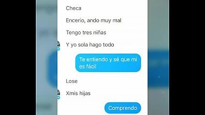 Madre soltera la conoc&iacute; en un grupo de face aun no me la cojo