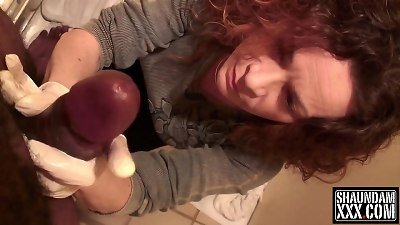 QUARANTINE mitt JOB trampy mummy stroking OFF SHAUNDAM THE bathroom