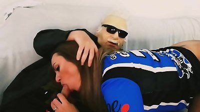 Husband's grandma passed pictures and I sat on the pica