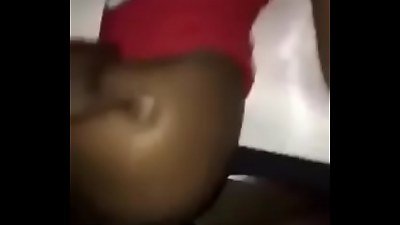 Young African American woman, still in high school, seeks revenge by having sex with her cheating boyfriend's older brother after he shared a provocative video of herself on Snapchat