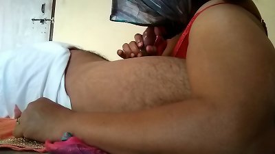 Indian Bhabhi deep-throat job