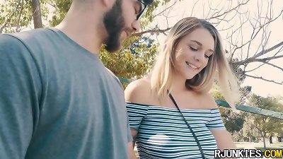 the university lady with huge natural orbs