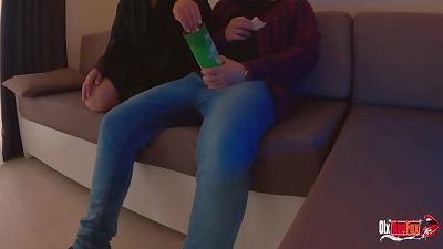 I put my shaft in a cell of chips and obeyed my stepmom! HER answer was amazing!