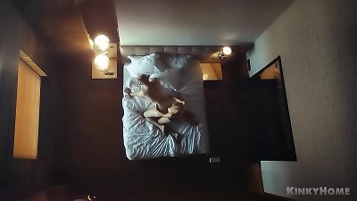 strap-on Pegging love - short Hair blond girl porks a plump gay-for-pay guy!