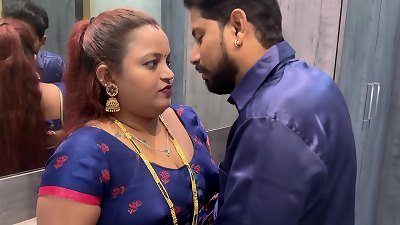 The husband felt happy upon seeing his wife for the first time.