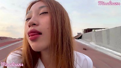 chinese cockslut super hot secretary PUBLIC OUTDOOR