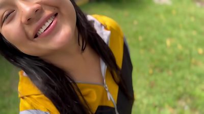 I invited a pretty Peruvian woman to have sex with me at my home.