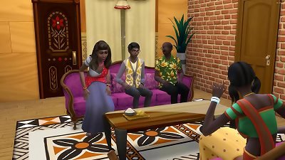 Indian father ravages His daughters-in-law With His sonny Separately In Each apartment Then Do It All At Once In A yam-sized four-way - India group lovemaking