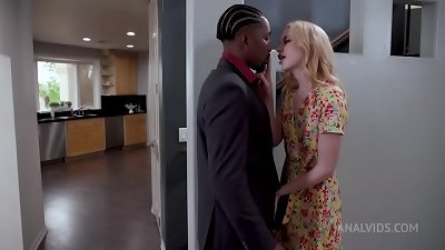 Chloe cherry dp wilde multiracial action with two insurance brokers BIW003