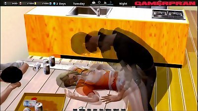 I visit my teacher and she is a highly gorgeous Married gal I hope her husband fell asleep to penetrate in front of her husband