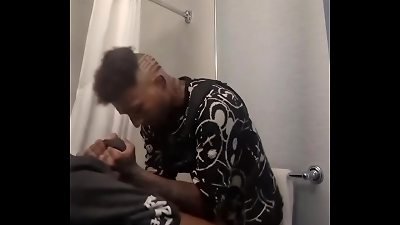 Sneaky attach Caught Me Masterbating So I jizm inside Her cream colored vagina And On Her ample butt