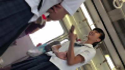 Adorable Japanese maiden's hidden treasures