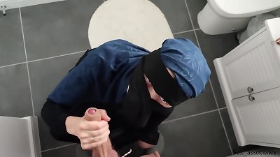 Arab house maid prays to tear up her in the arse