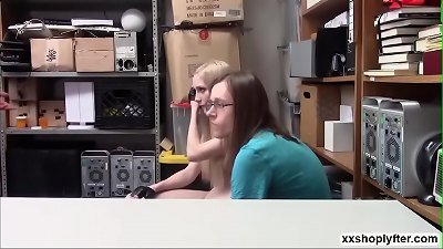 teen Emma sucks officers thick cock