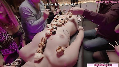 SugarNadya and her buddies honor korean traditions and gobble sushi with magnificent sushi (pt.1)