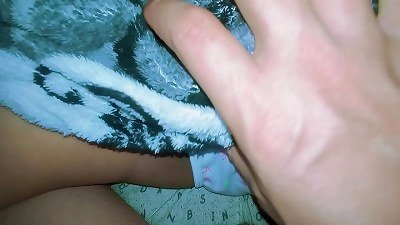 Stepbrother comes in his little stepsister's apartment