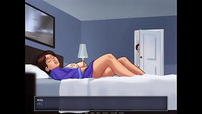 Summertime Saga: Chapter 10 - jacking Off For Mommy, Jilling Off For son-in-law