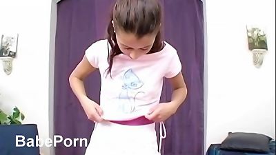 Adorable, pure, and newbie teen in her first adult film audition