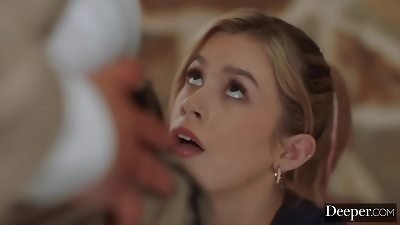 Ashley, a disobedient good girl, gets restrained and punished with spanking