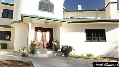 trendy cougar orally pleasured by her stepson