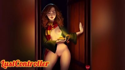 Hermione Granger gets banged by Harry Potter in this hot compilation