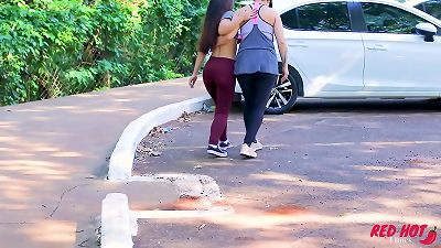 A young woman was assisted by a cougar and ended up having sex with a couple