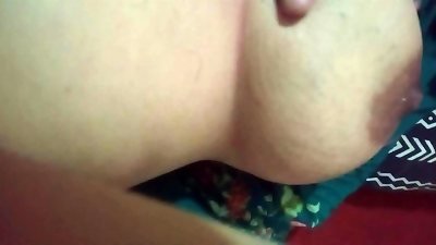 Girlfriend crying out in pleasure