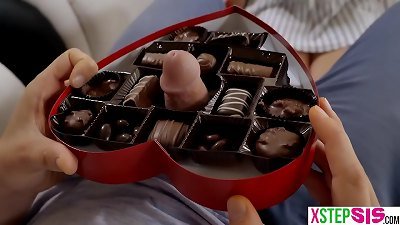 Valentines day made my teenager stepsister Elsa Jean sad