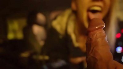 date Night! Risky Public Blowjob, almost Caught & Getting a Creampie!