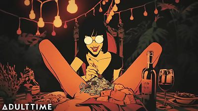 ADULT TIME - Bambi Fontaine's Midnight Stories - Candy's Explosive assfuck internal cumshot