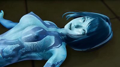 Halo - Cortana gets creampied - 3d porno