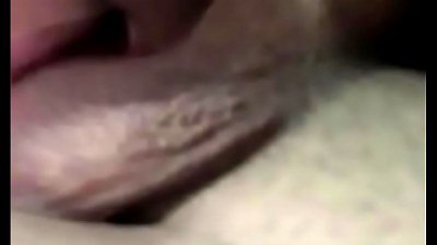 My Filipino girlfriend gave me a blowjob while I was masturbating.