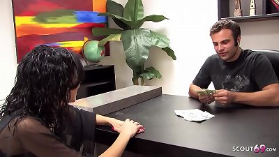 marvelous college girl Summer Bailey at harsh casting nail at Interview