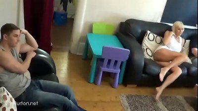 Jan teases her real stepson, Tom