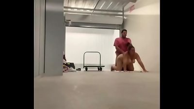 immense Colombian teenage La Paisa tearing up in the shower and then gets twat creampie at public parking garage