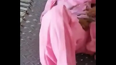 Elderly aunt performing&full stop;in video format