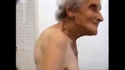 A 95-year-old woman being vigorously penetrated by a younger man aged 30