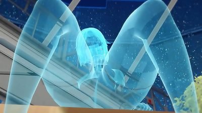 Holo dame - Simulation getting off - Hologram porno