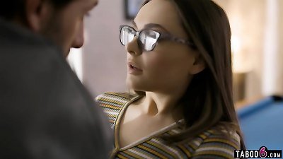 virgin college nubile Aften Opal screwed for the first time