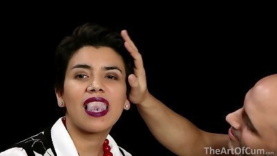 CFNM oral and manual sex, deepthroat, cumplay, and swallowing!