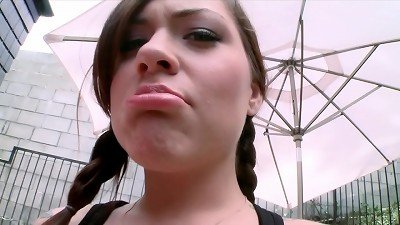 BANGBROS - thick arse brunette Karmen Karma Getting nailed By Mike Adriano