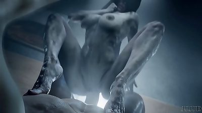 The Ring Sadako liking A manstick