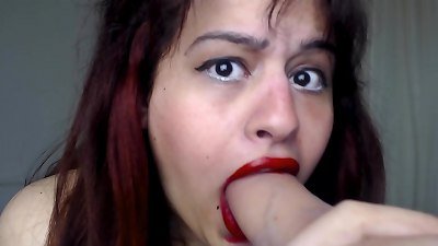 blow MY hard-on nasty fuckslut !