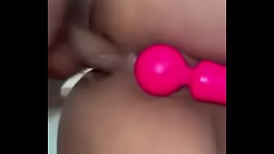 cumming inwards wife's super hot cock-squeezing rump