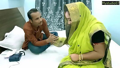 Indian warm wifey need money for spouse treatment! Hindi amateur bang-out