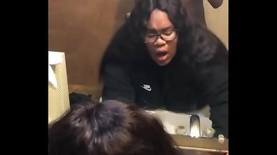 pounded MY wife FROM BEHIND WHILE SHE LOOKS IN THE MIRROR