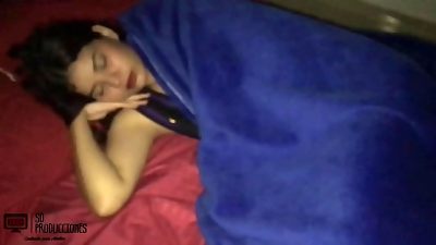 I bang my stepsister's slut while she is lying down PART 1