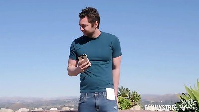 Mia Moore shows to her stepdad's her fidelity by working on his rod