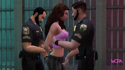 [TRAILER] 2 cops having lovemaking with inmate's girlfriend in front of him - pounded Front husband [subtitled]