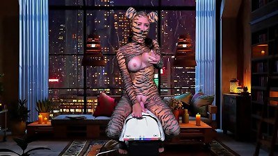 giant boobies twat Cat drains And Blows thick cock Camsoda man